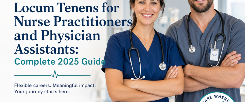 Locum Tenens for Nurse Practitioners and Physician Assistants Complete 2025 Guide